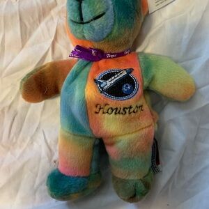 NWT Symbolz Tye Dye Houston Beanie Baby  Collectable Vintage 2001